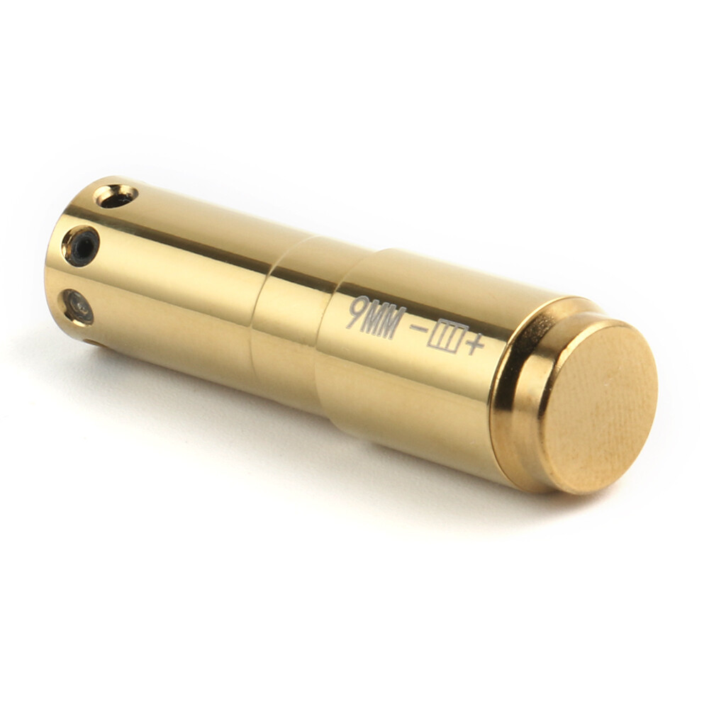 9mm Green Laser Bore Sight Cartridge Dry Fire Shooting Training Brass