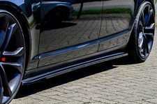 CUP7 Seitenschweller Sideskirts Satz aus ABS passend für Audi A6 4F + S-Line