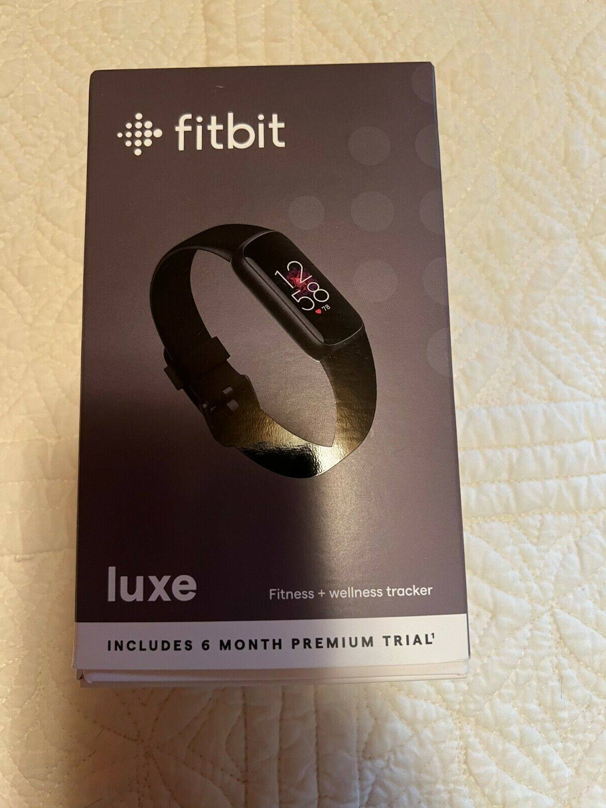 Fitbit Luxe Activity Tracker - Black/Graphite Stainless Steel