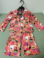 New Joe Boxer Girls 2 Pc Pajama Sleepwear Set.