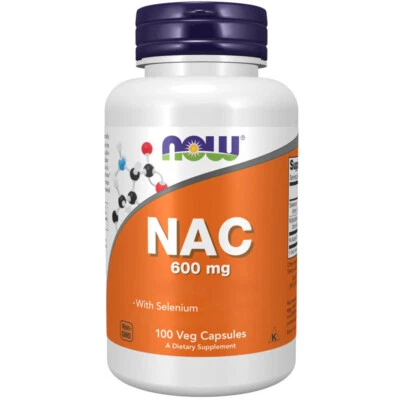 Now Foods, NAC, 600mg, 100 Veg. Kapseln - Blitzversand - Bild 1 von 3