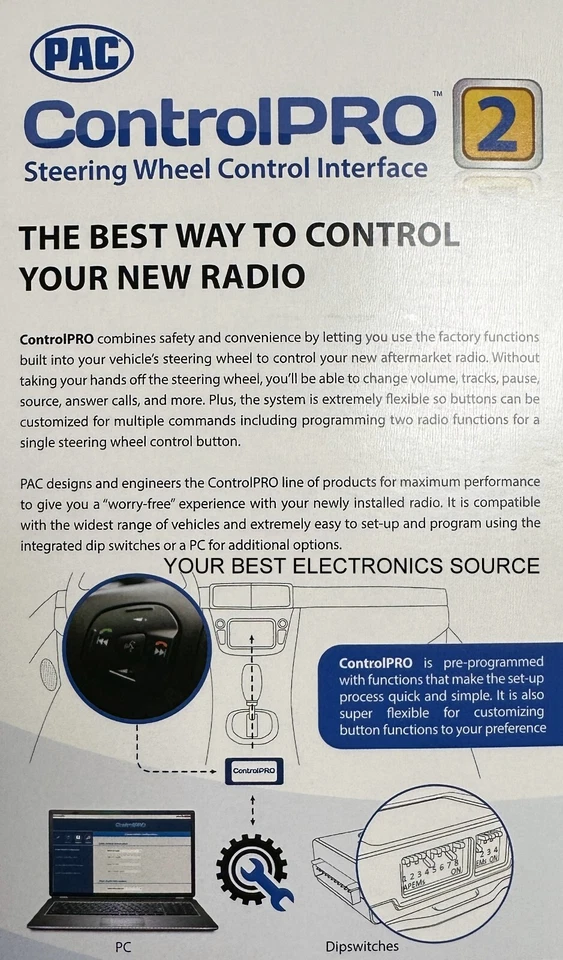 NEW PAC Audio SWI-CP2 Control-Pro Car Radio Universal Steering Wheel Interface - Image 2 of 2