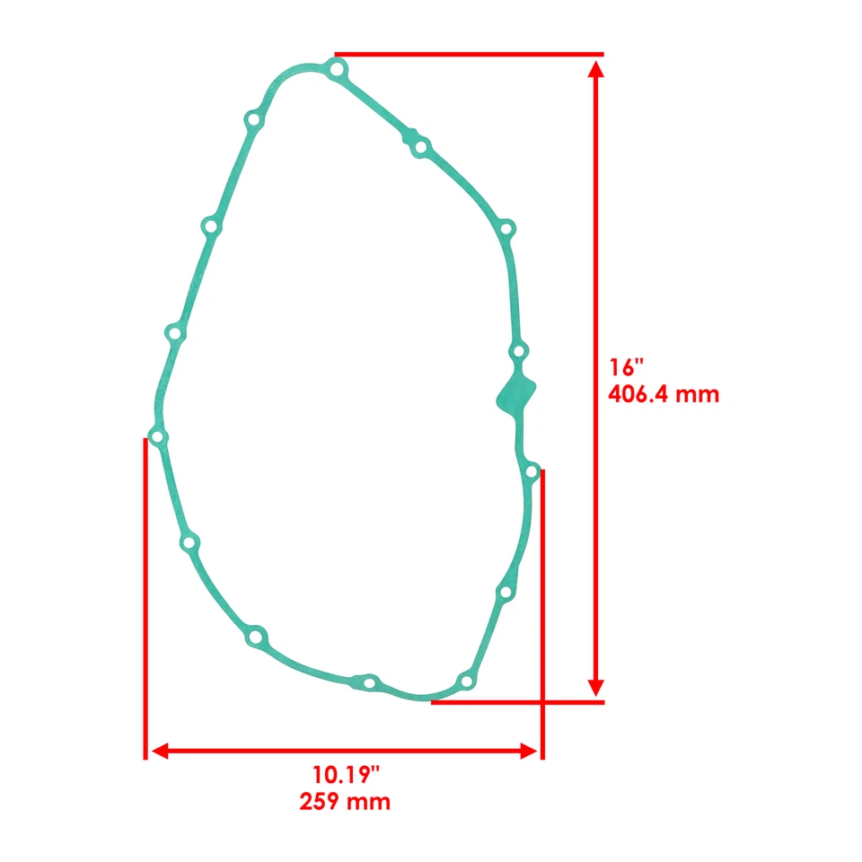 for Honda VF750F V45 Interceptor 750 1983-1984 Clutch Cover Gasket - Image 2 of 4