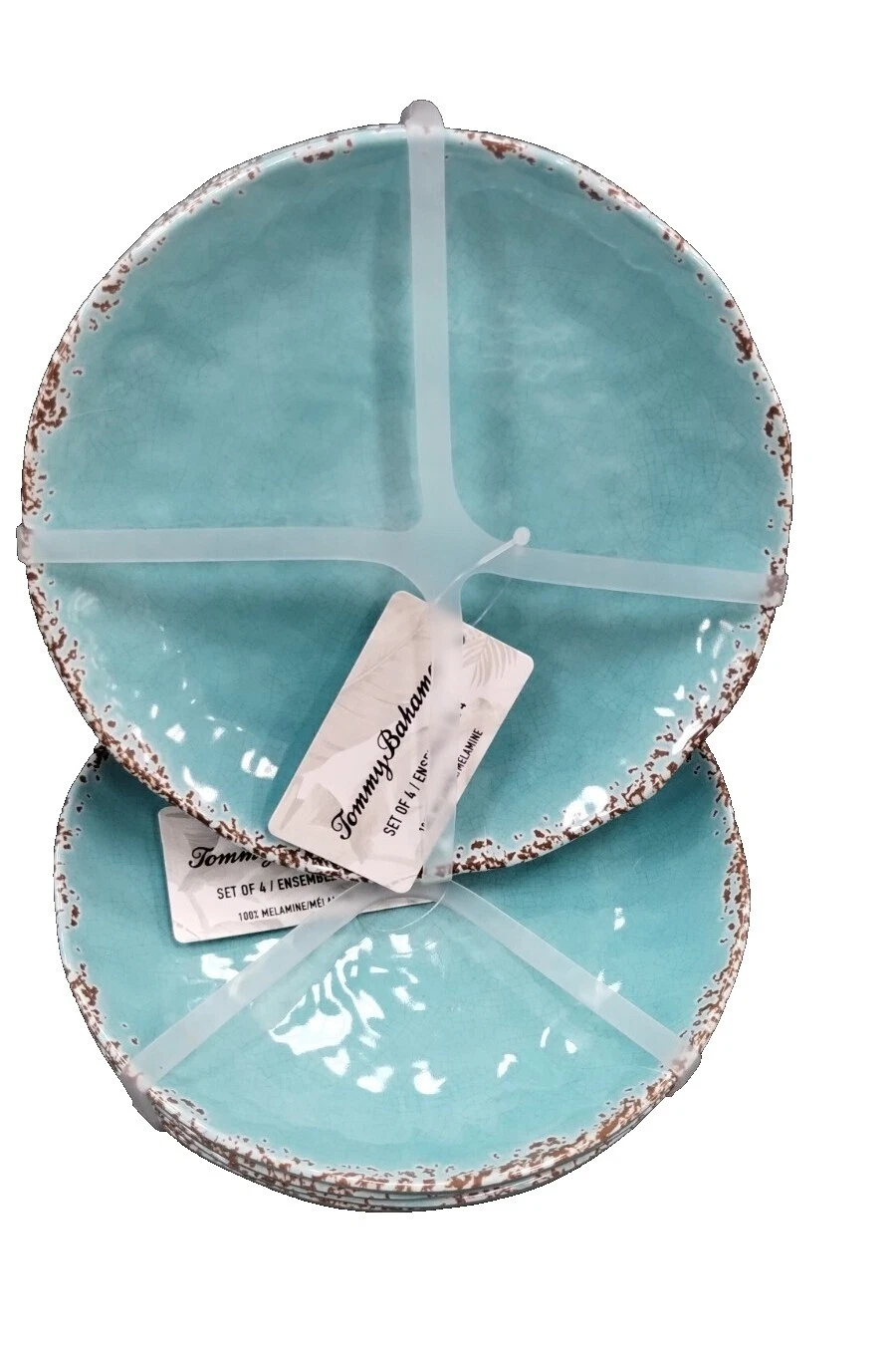 Platos de vajilla de las placas laterales Tommy Bahama