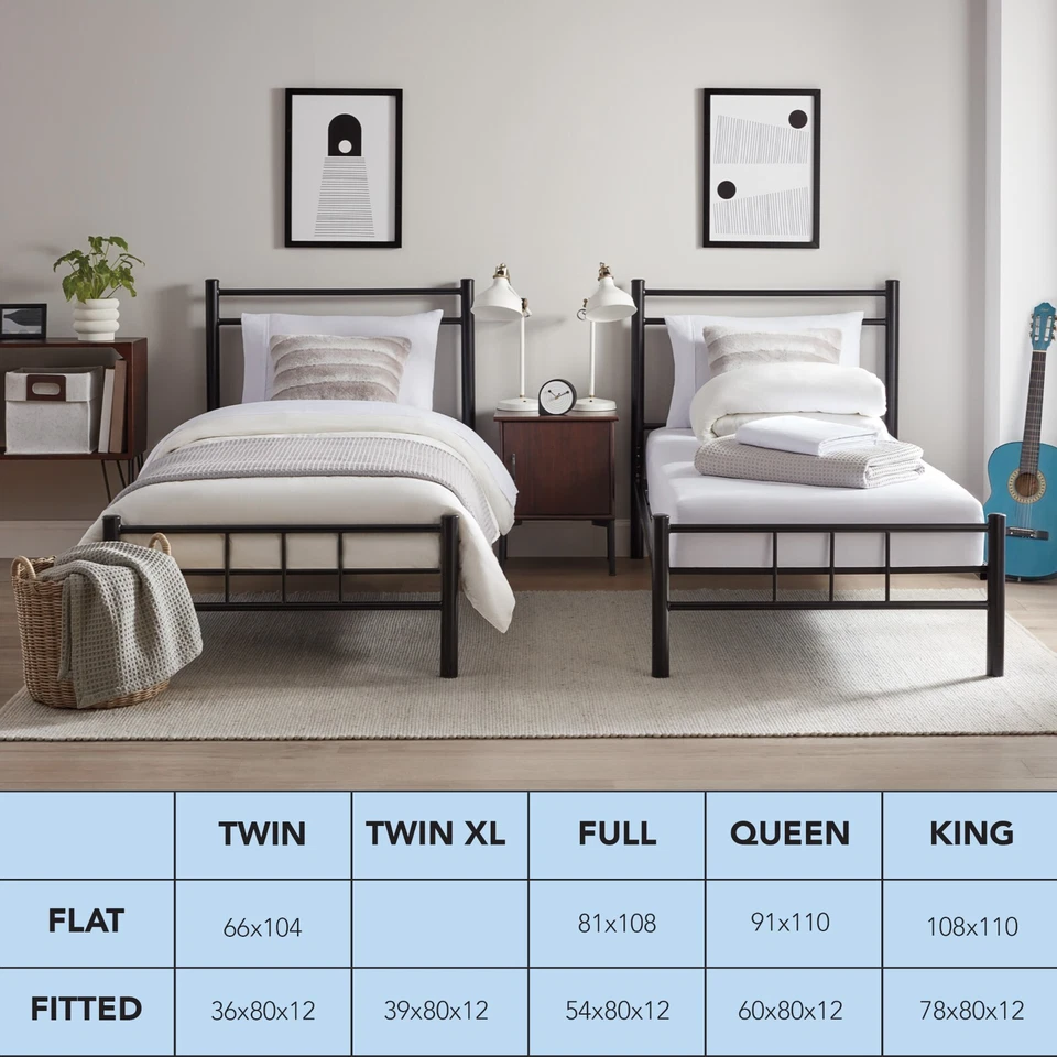 Host & Home Microfiber Fitted Sheets (6 Pack), Color & Size Options, Color Coded - Image 4 of 4