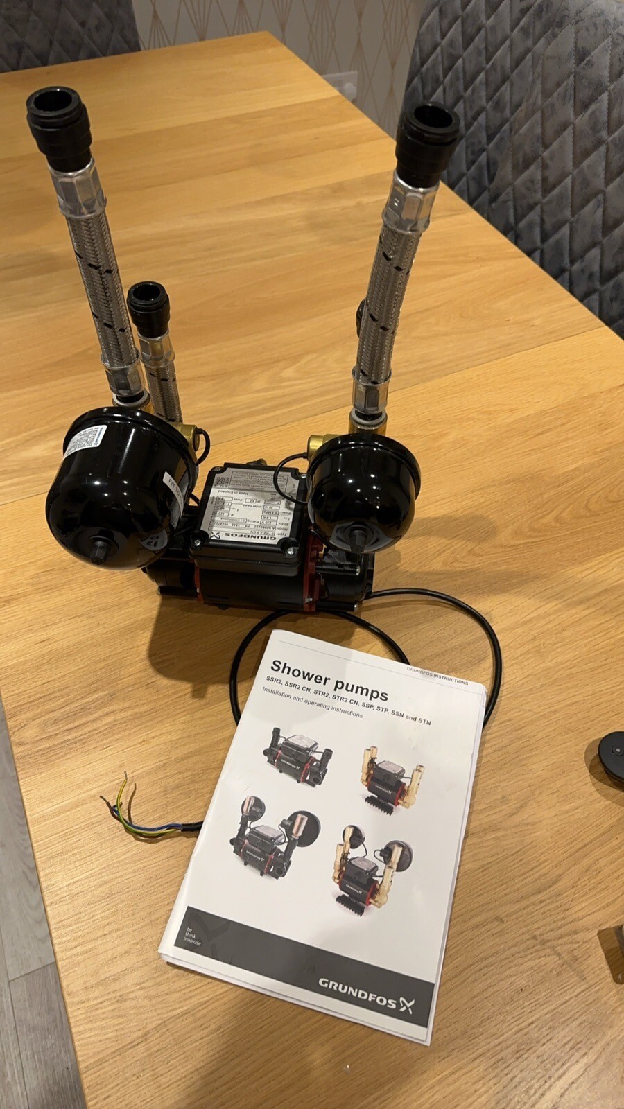 Grundfos STR22.0 CN 2 Bar Negative Head Shower Booster Pump *read Description* 5712604106488 eBay