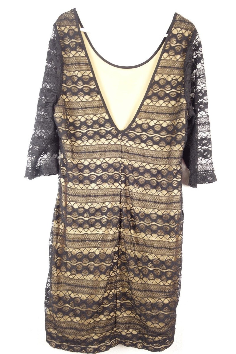 Torrid Black Lace Dress Bodycon Cocktail Party Women's Plus 2 | eBay