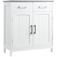 MOBILETTO BAGNO CON 2 ANTE. 2 CASSETTI E RIPIANO REGOLABILE. IN MDF. 68X33X76CM