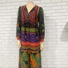 Farm Rio Women’s Forest Tapestry Midi Dress - Size Small 