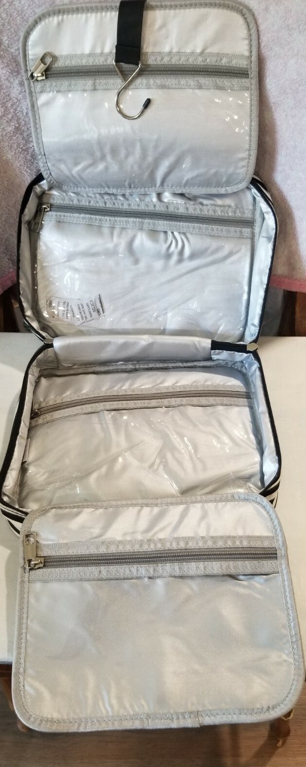 Bosidu Hanging Toiletry Bag Lg Capacity Cosmetic Travel Toiletry