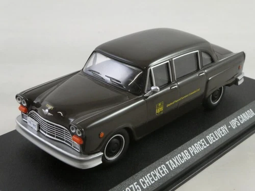 Greenlight Checker Taxi Livraison Colis UPS Canada 1975 1/43 86196