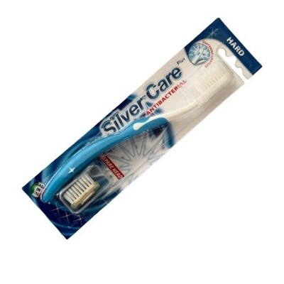 Zahnbürste ''Silvercare PLUS'' mit antibakteriellen, abnehmbaren Borsten und Ersat