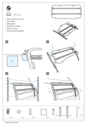 Gepäckträger Für Fiat 500C - Chrom, TÜV Geprüft & 100% Passgenau