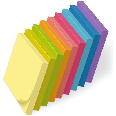 (9 Pack) Sticky Notes 3x3 Inches Colorful Sticky Notes，Super Sticking Power