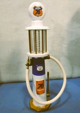 Union 76 ~ Mini Die Cast Gravity Gas Pump ~ 1920’s Union 76 Globe ~ Blue & White