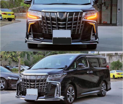 PP Front Bumper Diffuser Side Door Primer Body Kit For Toyota Alphard 2015-2020