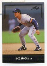 1991 Leaf Gold Rookies #BC11 Rico Brogna Detroit Tigers