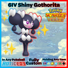 ✨ Shiny Gothorita 6IV ✨ Pokemon Scarlet & Violet 🚀 Fast 🚀