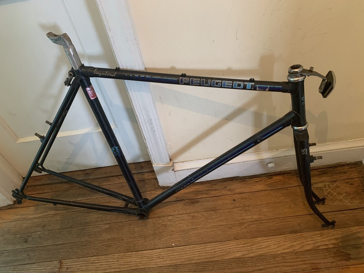 Le Vagabond Touring PEUGEOT FRAME SET 55x56 damaged Gravel