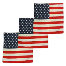 Motique Accessories Set of 3 Large Cotton Bandana