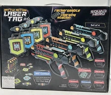 Squad Hero Rechargeable Laser Tag Set of 4