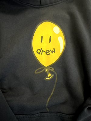 Drew House Joy Hoodie Balloon Logo Print Fleece Lined Trainer 