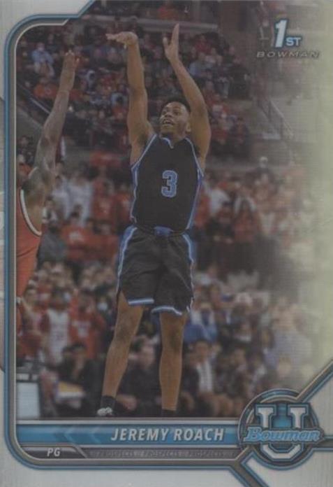 2021-22 Bowman University - Jeremy Roach #79 Refractor (RC) for sale ...