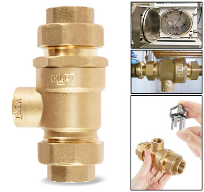 9D-M2 3/4'' Dual Check Valve Backflow Preventer With Atmospheric Vent Fits Watts