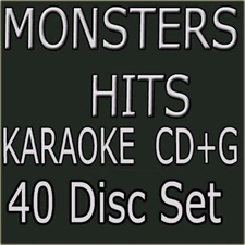 KARAOKE CDG MONSTER HITS VOL-1041 To 1080 COUNTRY,ROCK,R&B,POP,MALE,FEMALE+NEW