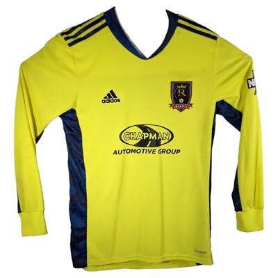 SRL Arizona Soccer Shirt Adidas Mens Medium Yellow Long Sleeve Club Jersey Top