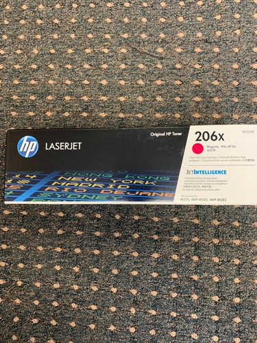 Genuine Sealed HP 206X Magenta W2113X High Yield Toner Cartridge