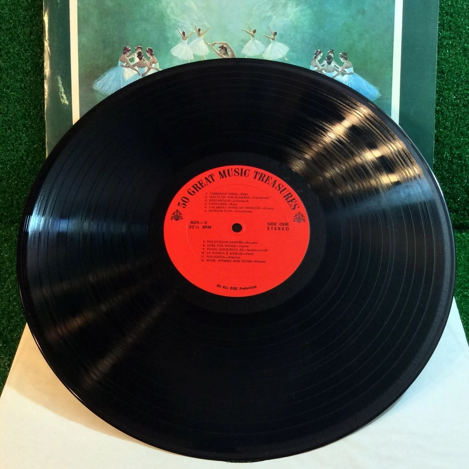 50 Great Music Treasures Famous Highlights From Operas, Symphonies, Ballet - LP - Image 3 of 4