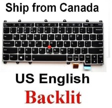 Keyboard for Lenovo Thinkpad Yoga 370 - US English Backlit SN20L82208 01AV752
