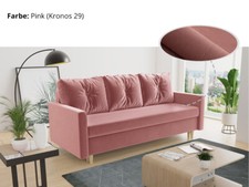 Schlafsofa Rico - Couch mit Schlaffunktion Sofa mit Bettkasten Bettfunktion Bett