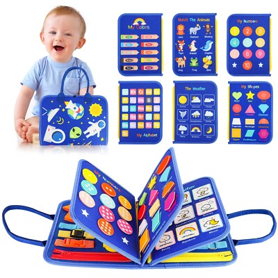 Toddler Busy Board Montessori Learning Toys for Baby Boy New Year Gift Present