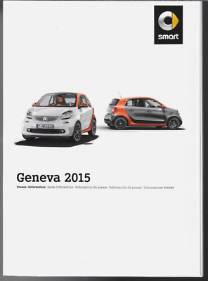 Smart 2015 Genfer Automobilsalon Pressepaket für zwei für vier Moskot Taschenlampe Brabus