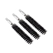 .325/8mm Caliber 3 Pcs Nylon Bristle Bore Brush 8x32 Thread for Gun Cleaning Rod