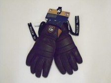 NEW Hestra Fall Line Leather Snowboard Ski Women's Gloves Color Bordeaux 8 Large