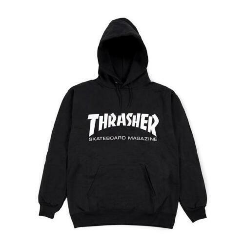 Supreme x Thrasher Zip Up Hooded Sweatshirt Black Size - XL Supreme x Thrasher Zip Up Hooded Sweatshirt Black Size - XL