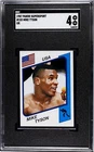 Mike Tyson Panini Supersport 1987 Rookie #153 SGC 4 VG/EX