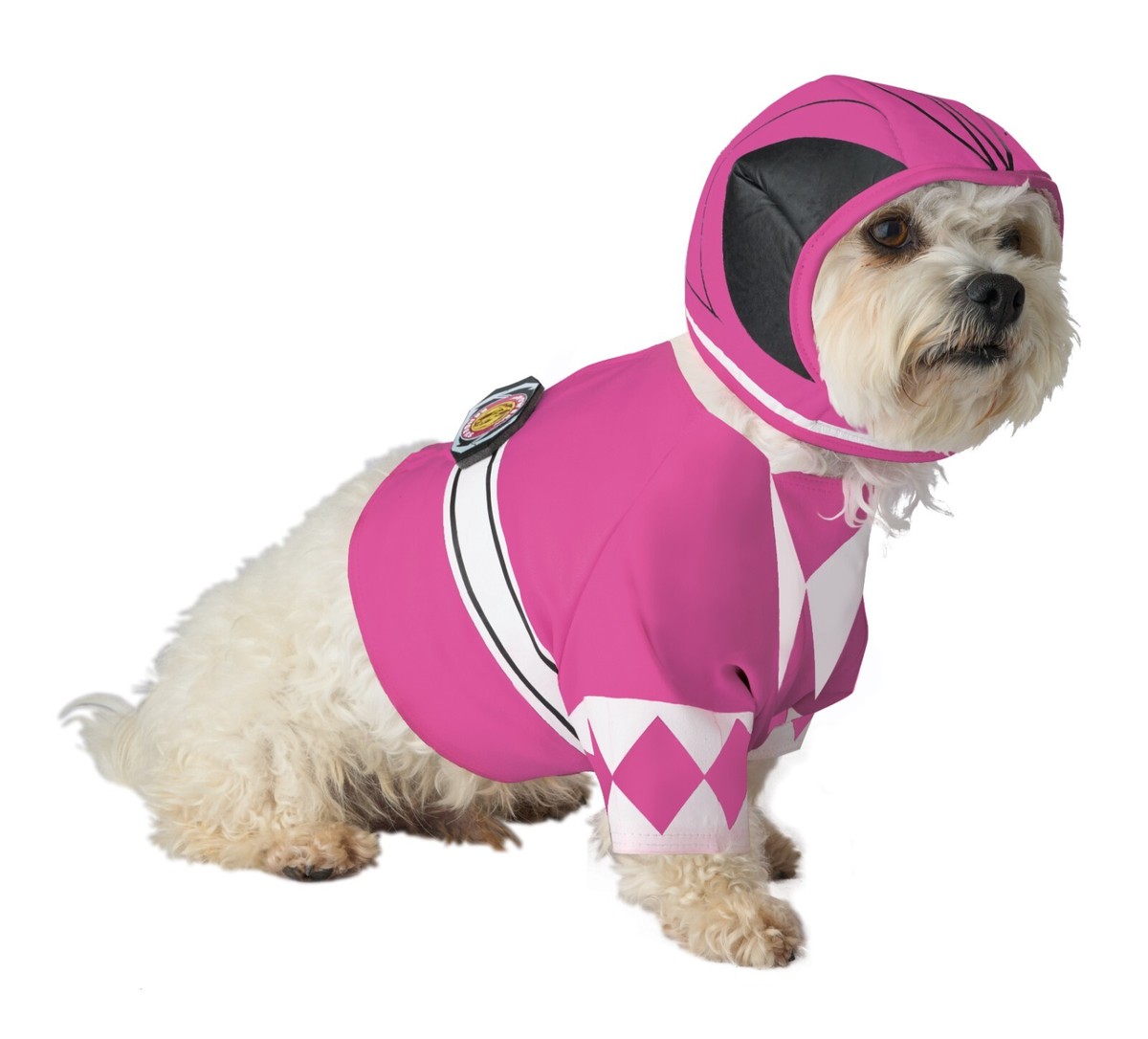 Power Ranger Ninja Pet Dog Costume Pink Ranger