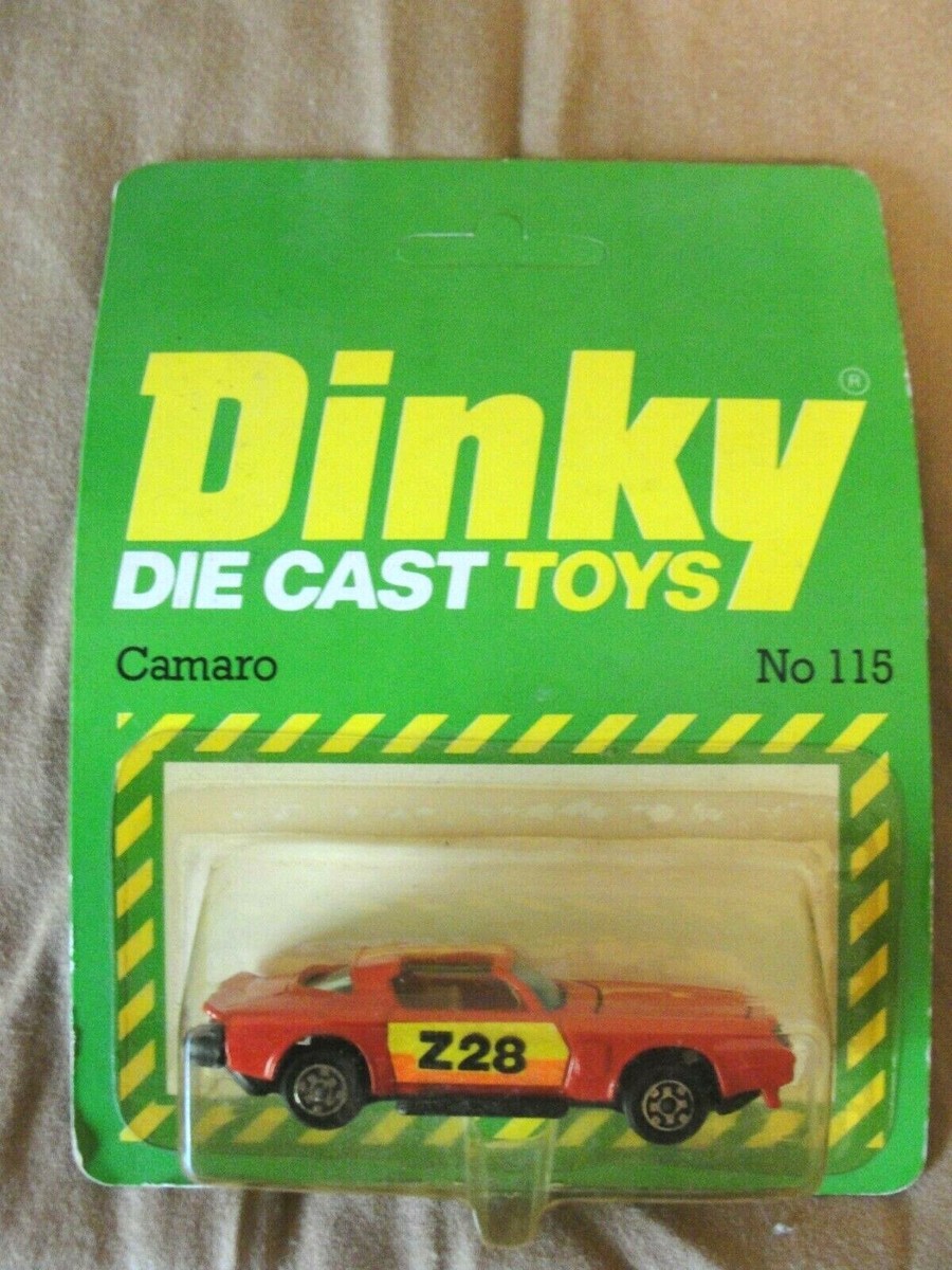 DINKY TOYS # 115 CHEVROLET CAMARO Z28 1:64 NM IN UNOPENED CARD