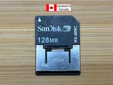 Sandisk  RS-MMC mobile RS Multi Media Card  128MB with adapter 30CA