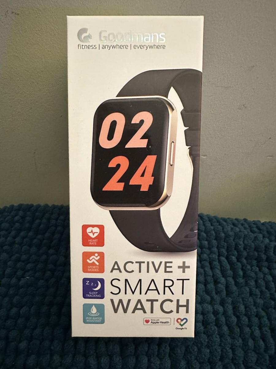 Goodmans Active Smart Watch GPS Touch Screen Apple Health Google Fit