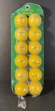Vintage 12 Pack of Jack Nicklaus Macgregor  Muirfield Yellow Golf Balls