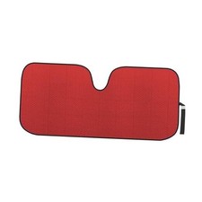 - AS-312-RD Front Windshield Sun Shade - Jumbo Accordion Folding 66x27 Red