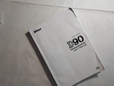 Nikon D90 Instruction Owners Manual Book Used- English