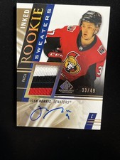20-21 UD SP Game Used Inked Rookie Sweater Auto Patch RS-JN Josh Norris /49