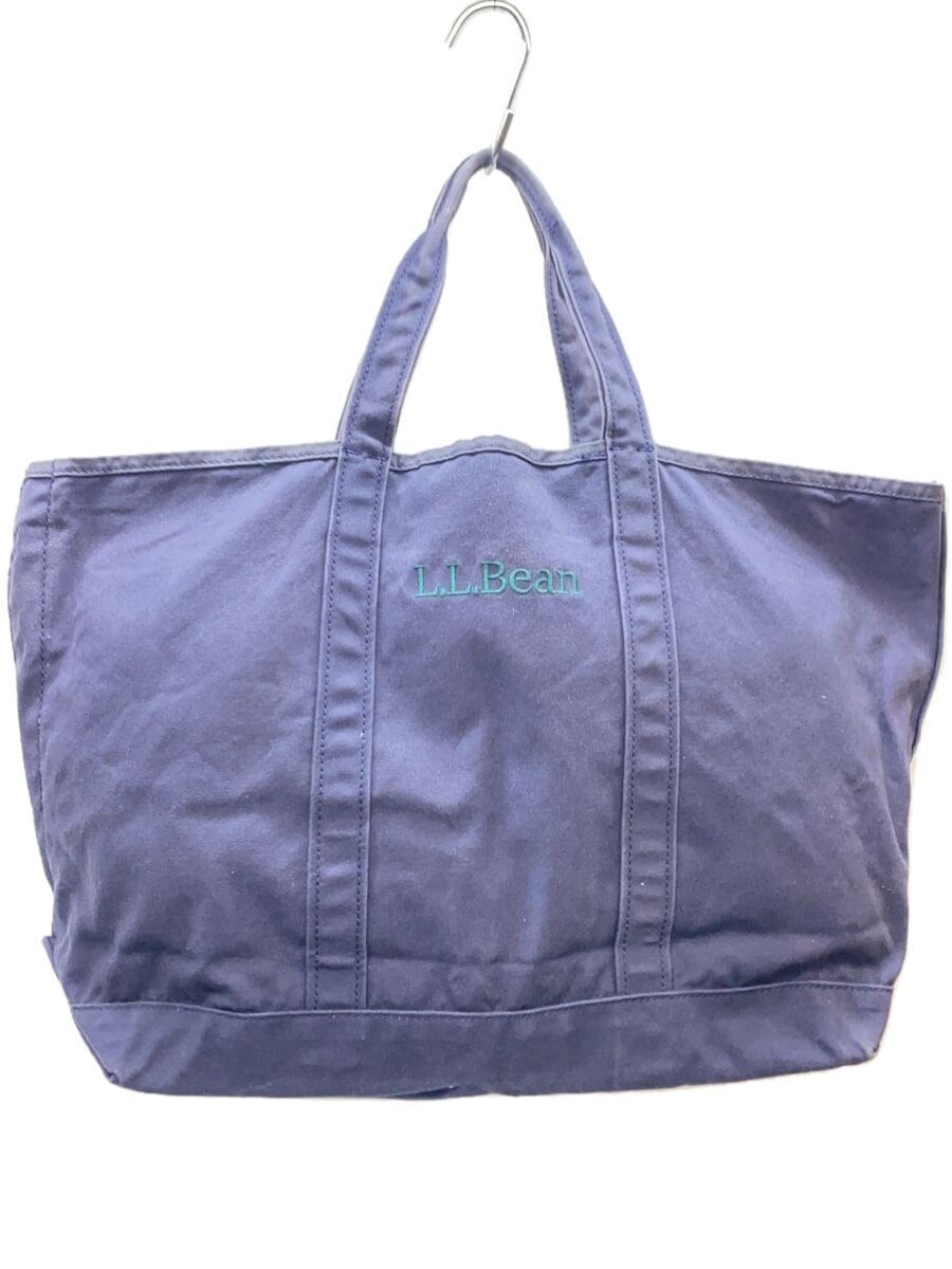 L.L.Bean Navy Cotton Tote Bag Style 301371