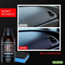 Black Trim Restorer Ceramic Coating for Car Plastics, 30ml